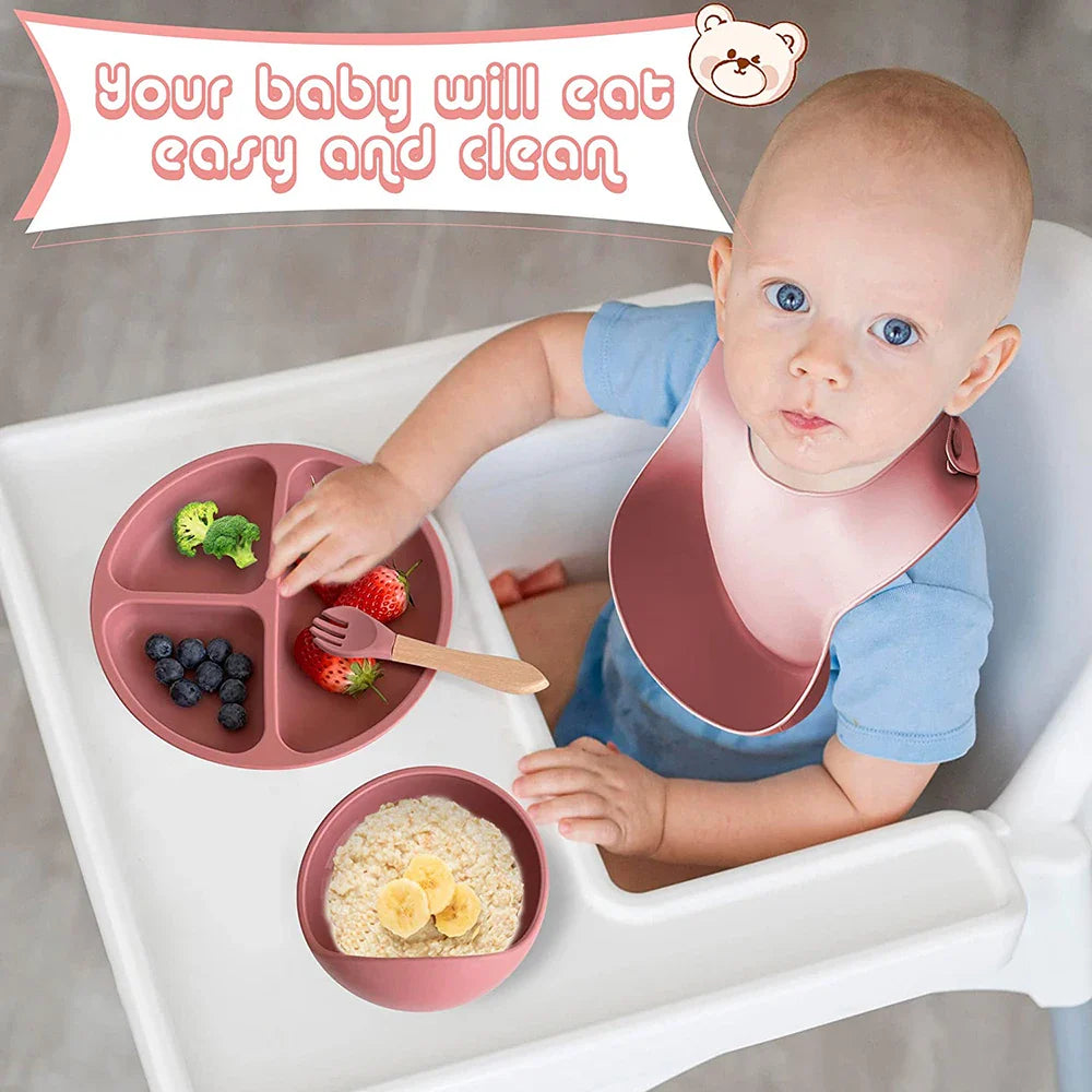 Baby's silicone meal set - GUITA